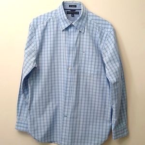 Tommy Hilfiger Gingham Oxford, Blue/White, L